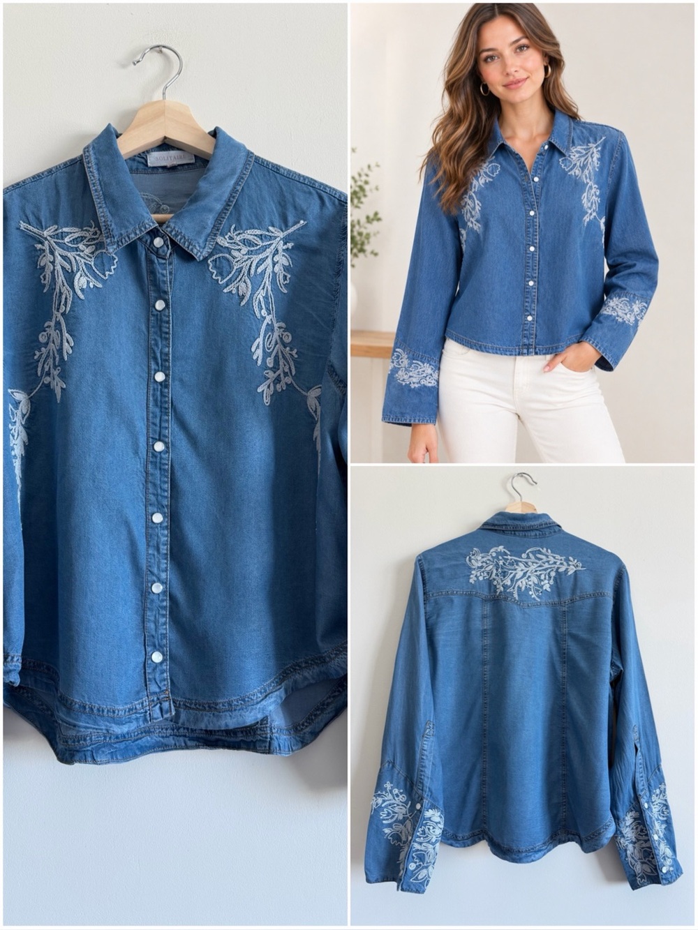 Solitaire Embroidered Shirt